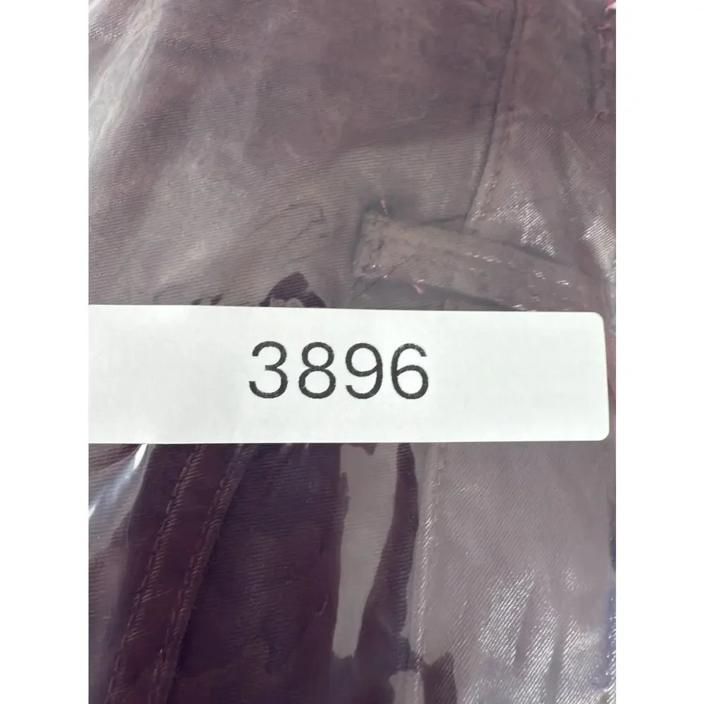 Level 99 Size 30/10 Stretch Casual Minimalist Jeans Maroon Button Zip‎
